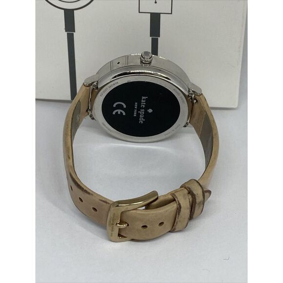 Kate Spade Gen 3 KST2007 Women's Sand Leather Digital Dial Smart Watch PD454 - Picture 10 of 12